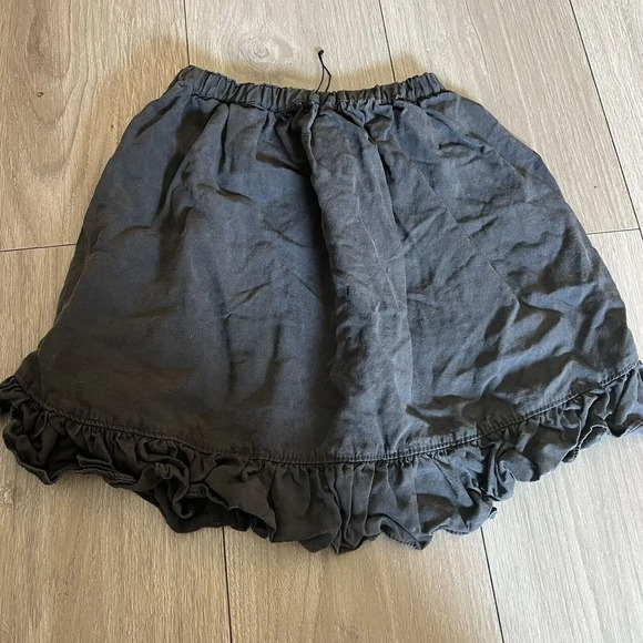 ZARA Girls Soft Collection Embroidered Ruffled Skirt Sz 11/12 - Picture 5 of 5
